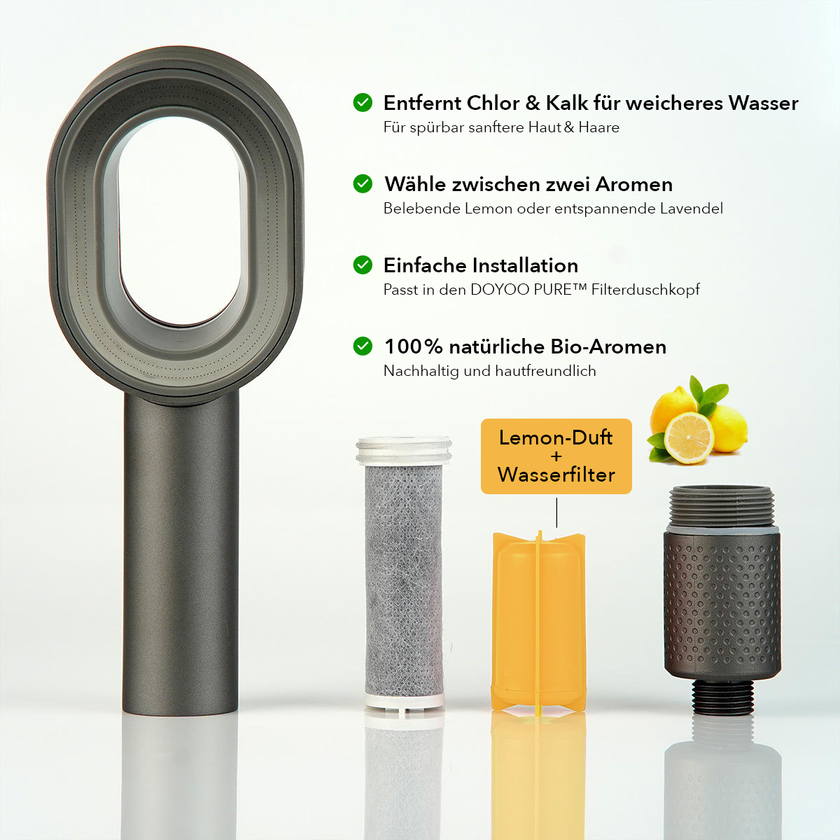 Bio Aroma Vitamin C Set - Doyoo Pure Skin Filterduschkopf