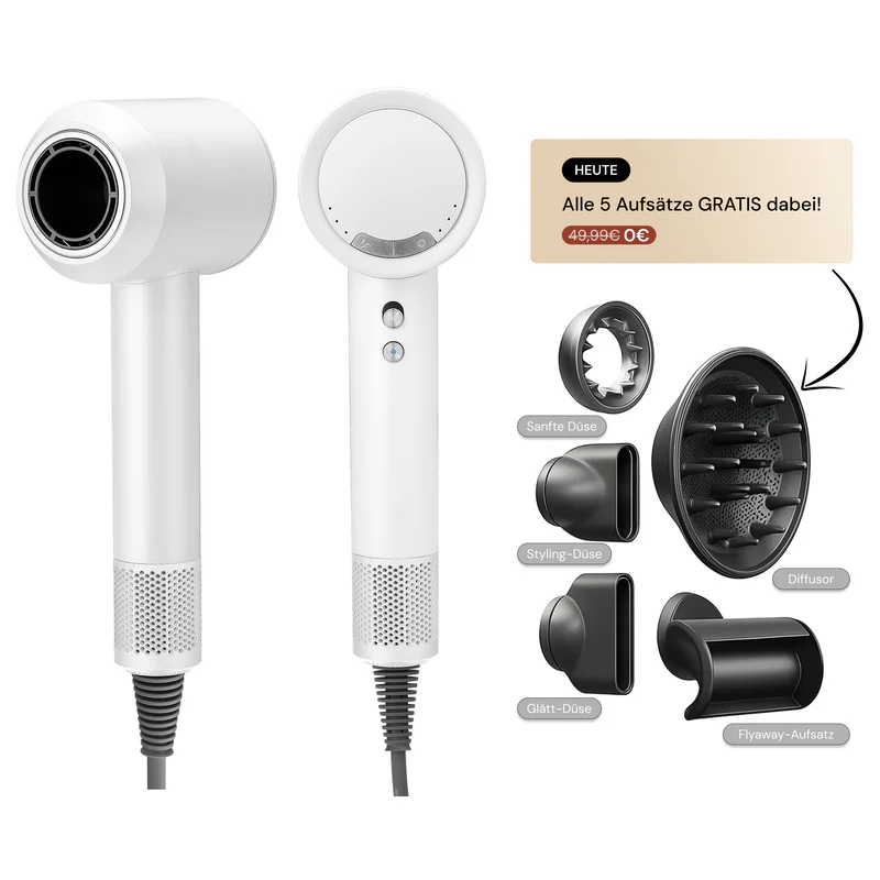 AirPro™ 5in1 Hochleistungsföhn - gratis