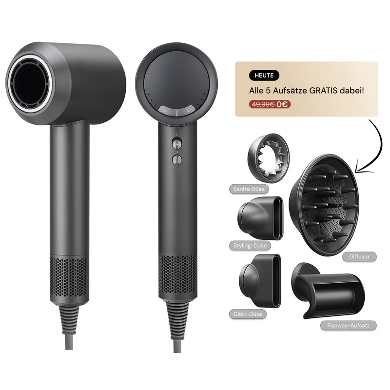 AirPro™ 5in1 Hochleistungsföhn - gratis
