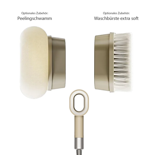 Doyoo Pure Pflegeaufsätze - Peelingschwamm & Waschbürste - gratis